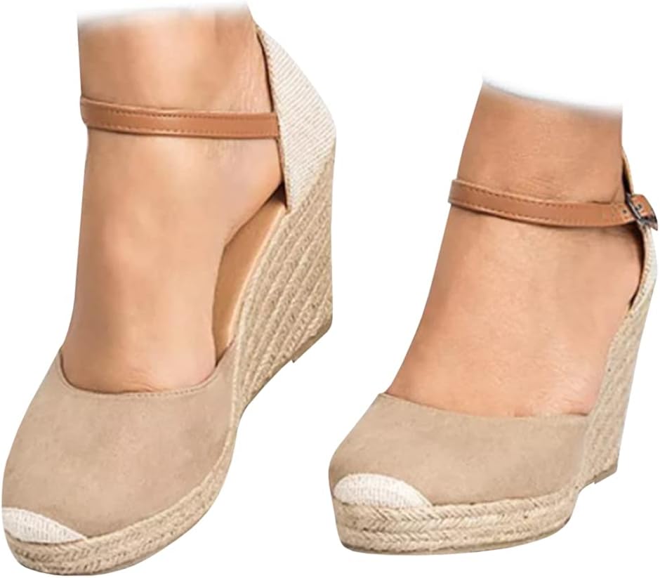 Womens Closed Toe Espadrilles Wedge Shoes Platform Pakistan Ubuy