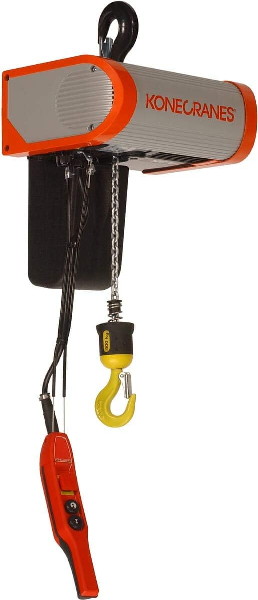 Hook Mounted CLX Electric Chain Hoist - 1 Ton - 115 V - Heavy Duty H4 - Single Fall - Self Adjusting Brake - Lifetime Lubricated Gearbox