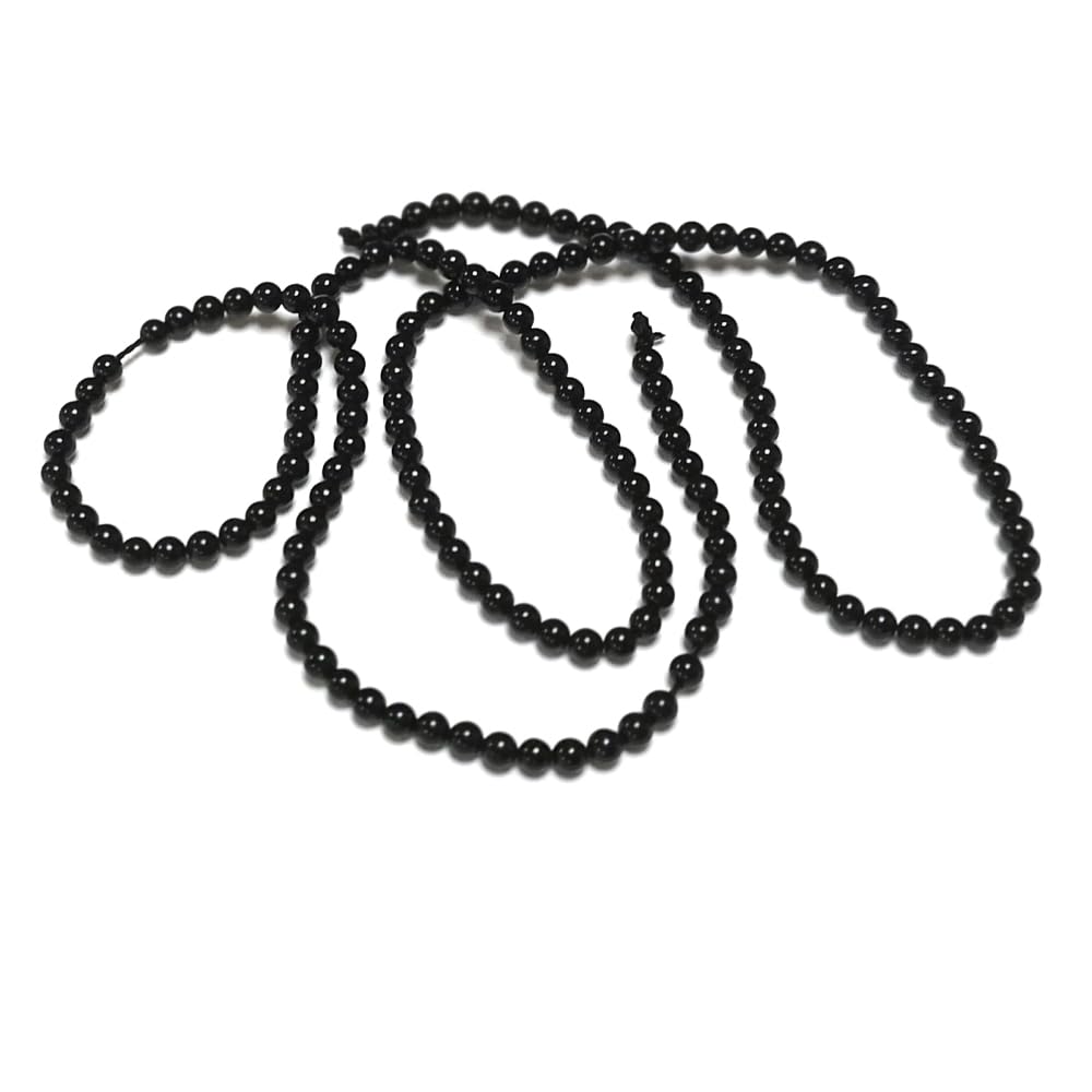 Black Onyx Beads Plain Round 2mm Strand of 142+