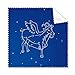 Star Universe Capricorn Constellation Pattern Cleaning Cloth Phone Screen Glasses Cleaner 5pcs