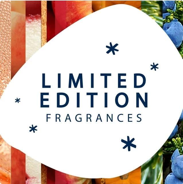 Miniatura 5 de Glade - Velas perfumadas navideñas navideñas, 6 frascos surtidos de ambientadores de temporada, noche de otoño, pino maravilloso, aromas de latte de