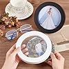 Amazon.com - FINGERINSPIRE 2Pcs Round Wooden Photo Frame Round Photo ...