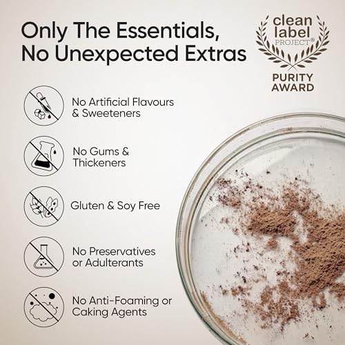 Image of Wellbeing Nutrition Clean Whey Protein Isolate & Concentrate 1Kg Swiss Chocolate | 24g Protein, Clinically Proven Velositol 2x Muscle Protein Synthesis, 4B CFU Probiotics & Digestive Enzymes, Easy to Digest