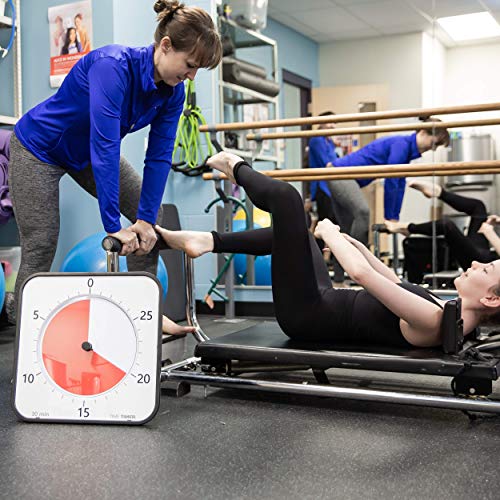 Time Timer Max - Extra-Large 17" Visual Analog Timer, 8-Duration Settings, Interchangeable Faces, Optional Alert, No Loud Ticking - For Kids Classroom Homeschooling And Teacher Tool (Black) #TOP6