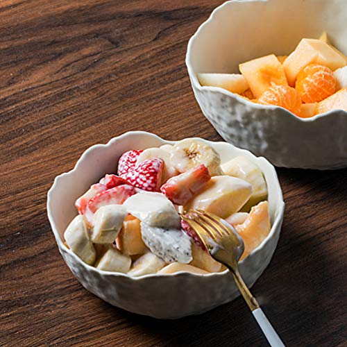 HEMOTON Tigelas de sopa de cereais de cerâmica, tigelas de mistura de cereais, macarrão, aperitivos,