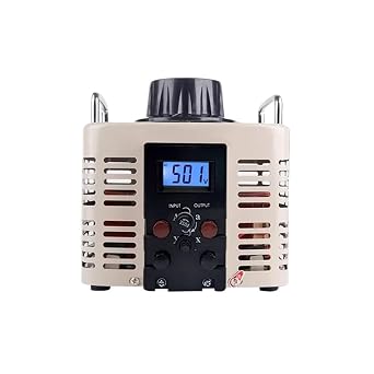 Single Phase Voltage Regulator Digital Display Variac, TDGC2 2KVA 220V to 0-500V 0-300V Stepless Regulate0-300V