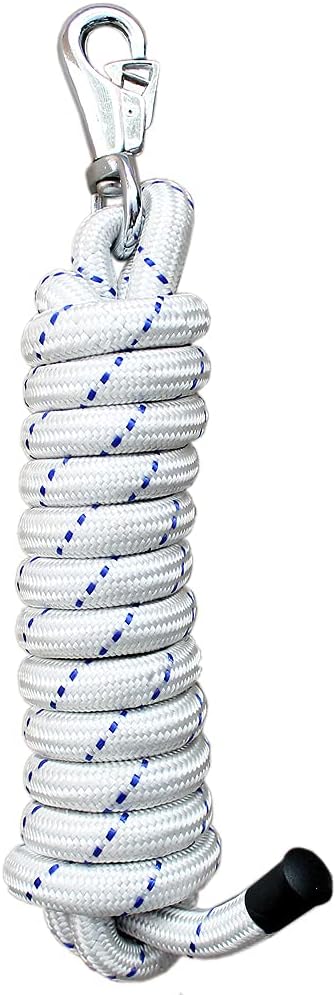 Amazon.com: White HILASON Horse Riding Poly Roping Lead Rope Burgundy 1 ...