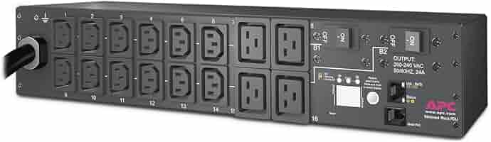 UPS(無停電電源装置) APC Rack PDU AP7811B Amazon.com: APC Rack Mount PDU, Metered 208V/30A, (16
