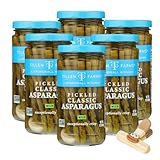 Tillen Farms Asparagus Pickled – 12 oz Jars – Pickled Asparagus Spears in a Jar – Pickled Vegetables for...