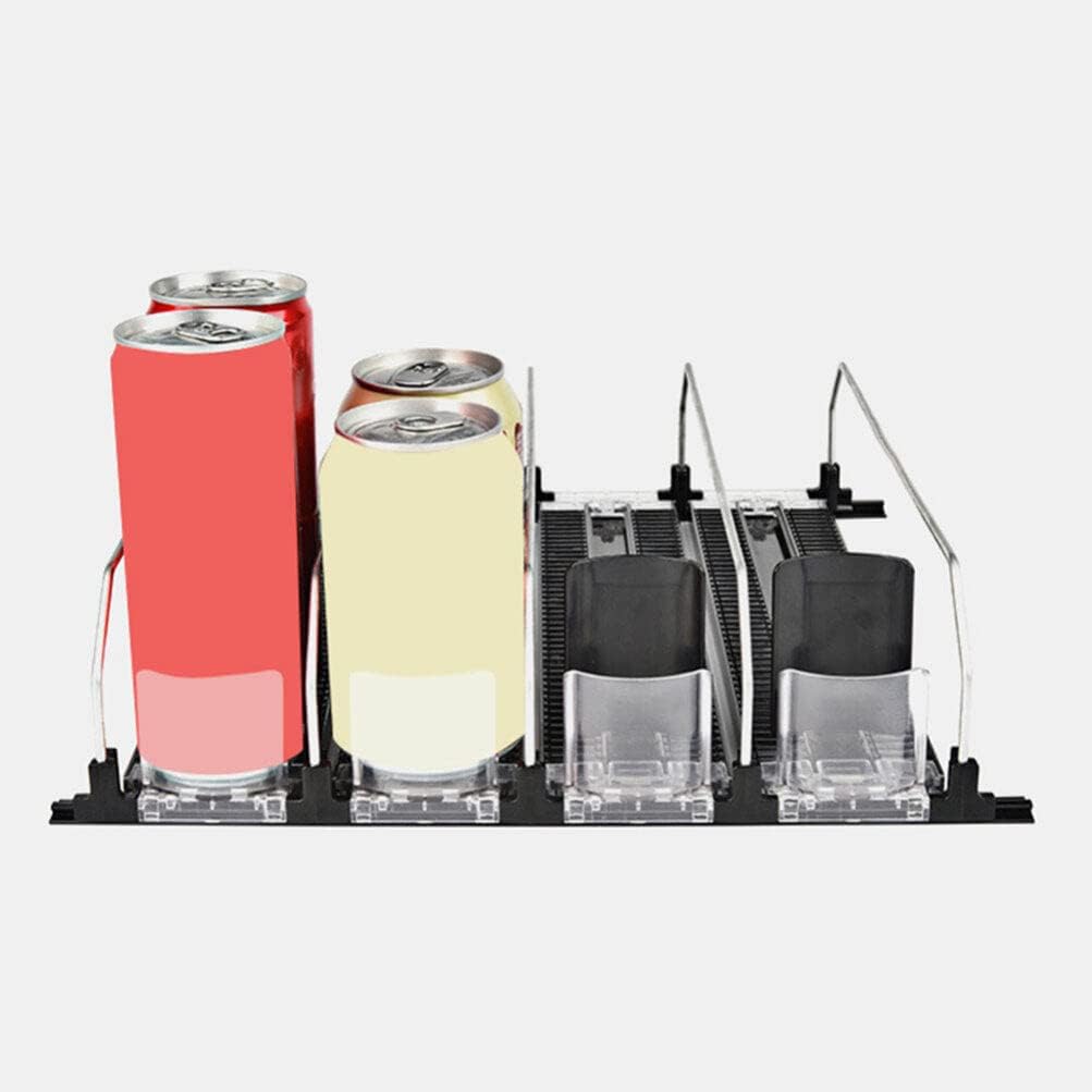 UPKOCH 2pcs Plastic Drink Replenishment Pusher for Fridge Automatic Beverage Dispenser Organizer for Easy Access for Kitchen and Party Use