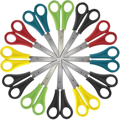 Trail maker (25 Pack) Kids Safety Scissors, 5-Inch Blunt Tip, Assorted Color Classroom Scissors for School Supplies, Arts, Crafts, Students & Teachers by Trail maker - Image 8