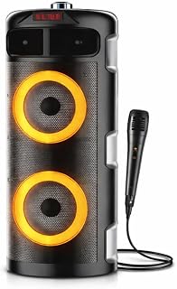 Drumstone 𝟏𝟓-𝐘𝐞𝐚𝐫 𝐋𝐨𝐧𝐠-𝐋𝐢𝐟𝐞 𝐖𝐚𝐫𝐫𝐚𝐧𝐭𝐲 Portable Bluetooth Party Speaker, Dual Woofer Tower, Color-Chan... Price In India