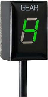 LoRier Indicador de Marchas for Motocicleta NC700 XL CTX700 CB1100 VT400 CB400SF CBR650F CB650F, Velocidad de Montaje de Enchufe ECU de 1-6 Niveles (Color : Verde)