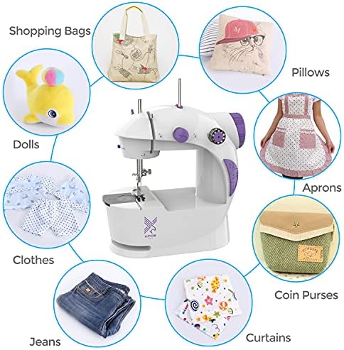 KPCB Sewing Machine Mini Size with Extension Table Electric Sewing Machine