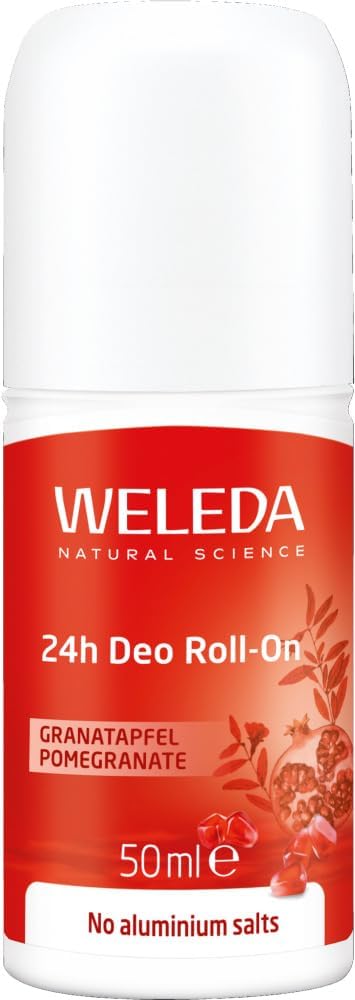 Deo Roll-on Pomegranate, air freshener roll without aluminum salts, vibrant fragrance composed of orange, davana and vanilla, for 24h efficacy and protection (1X50ml)