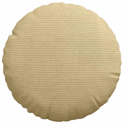 Coussins ronds velours côtelé haut de gamme avec assise ergonomique robuste - 7