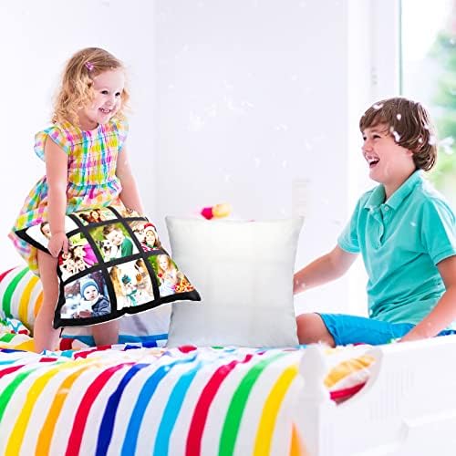 30 Pieces Sublimation Blanks Pillow Case Polyester Sublimation Pillow Cover 17.7 x 17.7 Inch Cushion Case DIY Heat Transfer Throw Pillow Covers Blank with Zipper for Sofa Couch Sublimation Printing