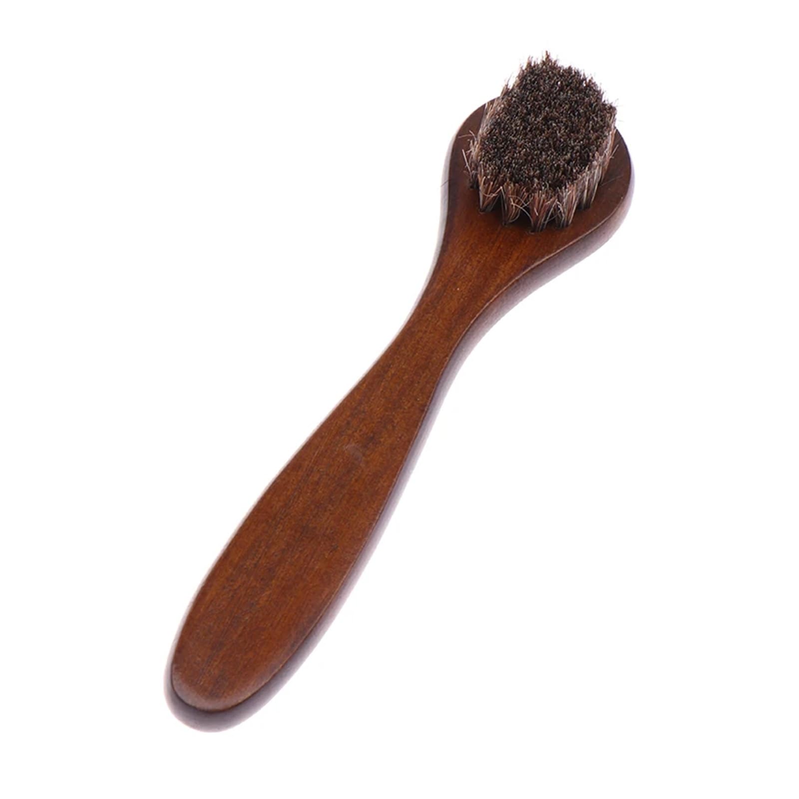 Horsehair brush Clean & Dust Durable Brush Long Wooden Handle Horsehair(Color 02)