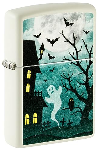 Encendedor Zippo Spooky Design Verde fosforescente miniatura 1