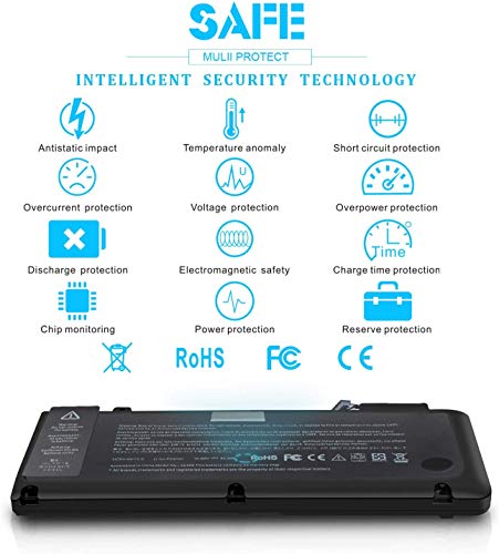 Laptrix Laptop Battery Compatible for A1322 A1278 MacBook Pro 13 inch 13" Mid 2012, Late 2011,Early 2011,Mid 2010, Mid 2009 MB990LL/A MB991LL/A... - Image 5