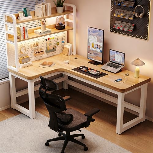 MTIETEME l���f�X�N �p�\�R���f�X�N �� L�� PC�f�X�N �������{�[�h�{�I ��120/140/160/180cm×����74cm �����|���t���[�� �ω׏d300kg ���փf�X�N �g�ݗ��ĊȒP �l�ԍH�w �׋��E�Q�[���E�d���E�ݑ�Ζ��p(�i�`�������E�b