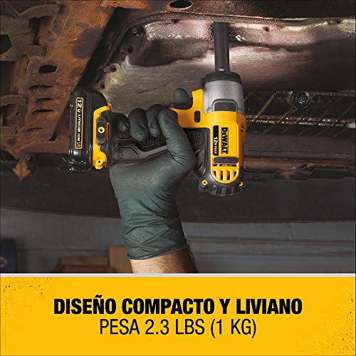 DEWALT 12V MAX Impact Wrench, Cordless, 3/8-Inch (DCF813S2)