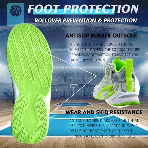 Men Basketball Shose Breathable Fashion Sneakers Non Slip Sport Shoes4