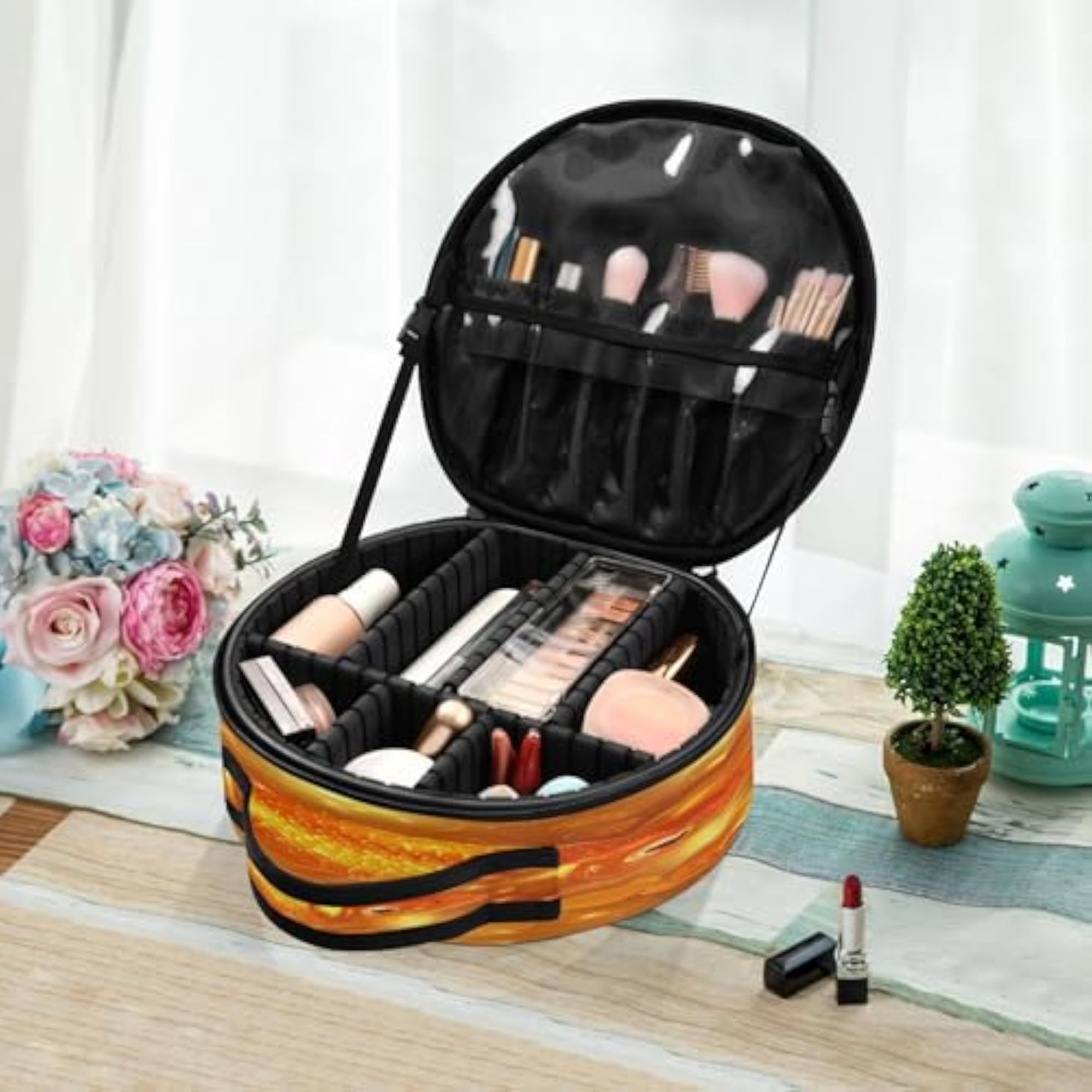 Goldfish Scale Travel Makeup Case