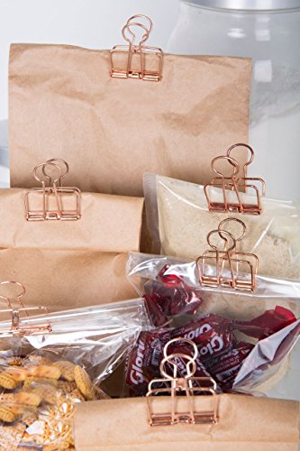 Kikkerland Wire Clips, Copper, Set of 6 (OR73-CO) - Thumbnail 4
