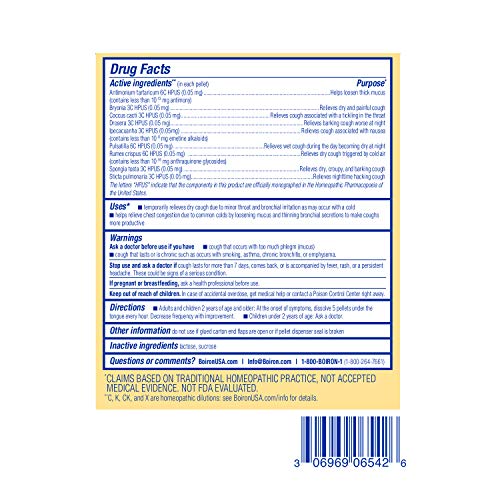 Boiron Chestal Cough And Mucus Relief For Adults, White, 80 Count, Pack Of 2 #TOP5
