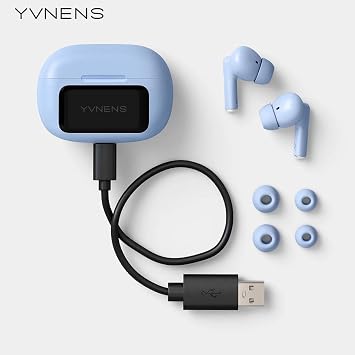 Wireless Earbuds Bluetooth Headphones with LED Digital Display Charging Case, Deep Bass, for iPhone and Android