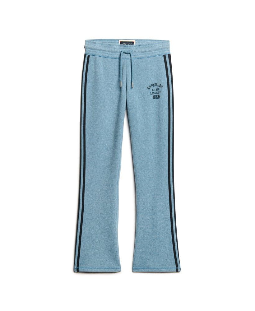 Superdry Damskie spodnie do biegania Athletic Essentials z paskami i zawinięciem