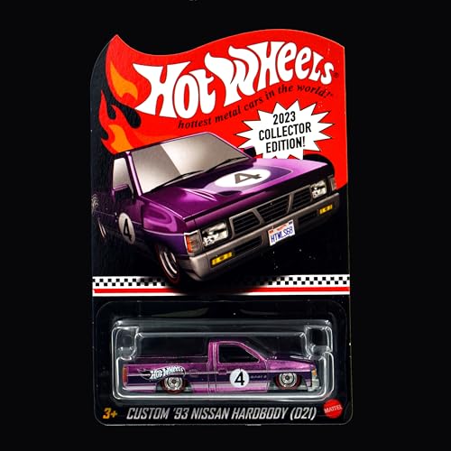 Image of Hot Wheels Collector Edition | Premium Die-Cast Metal Car for Kids & Collectors | Rare One-Time Release Model for Boys | No Restock Limited Edition (Custom 93 Nissan Hardbody (2023))