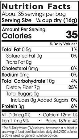 Shiloh Farms - Organic Unprocessed Fine Bran - 20 Oz #TOP2