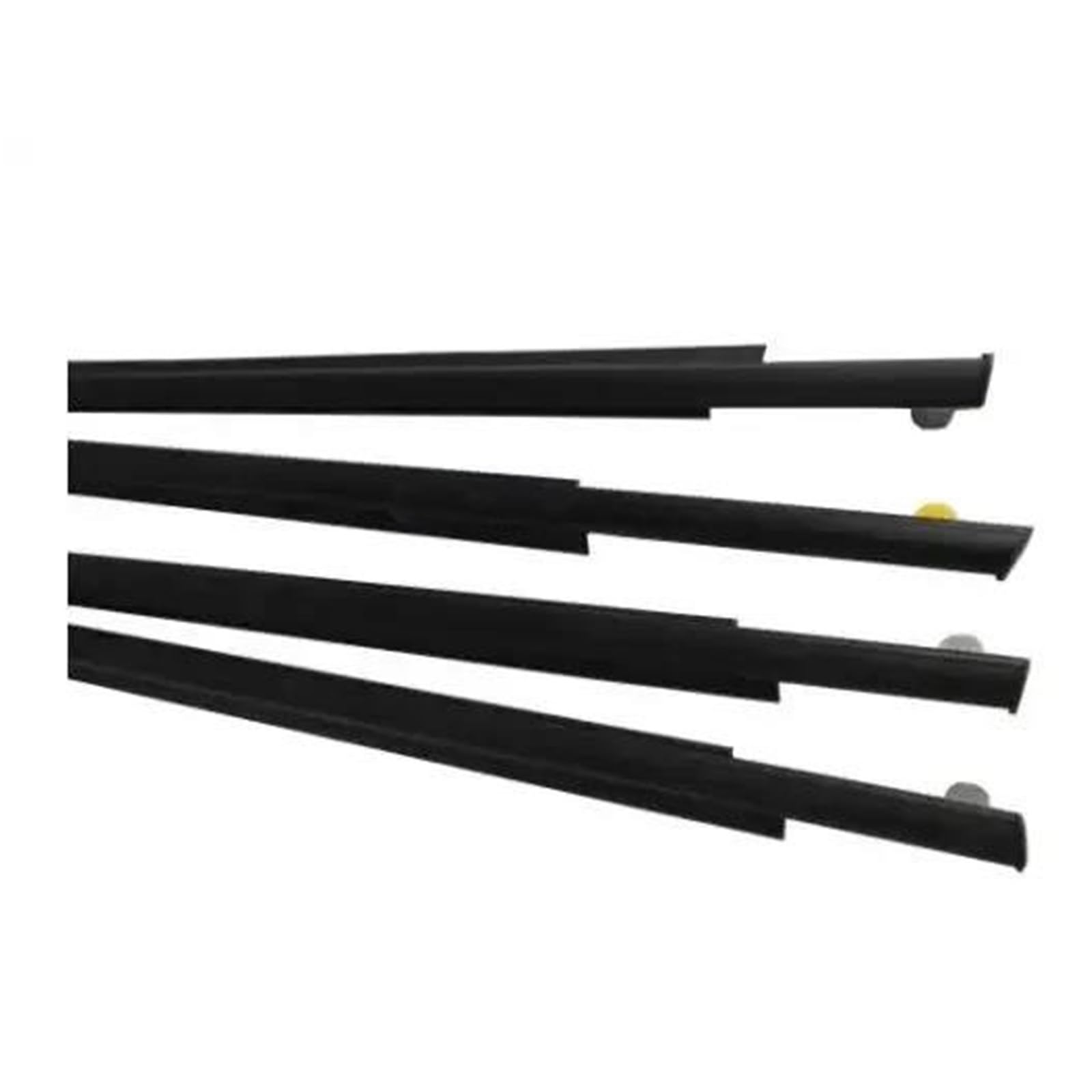 for Subaru for Forester 2009-2013 61280SC010 62280SC000 Out LH 4 Piece Outside Windows Glass Rubber Weatherstrip Car Weather Stripping
