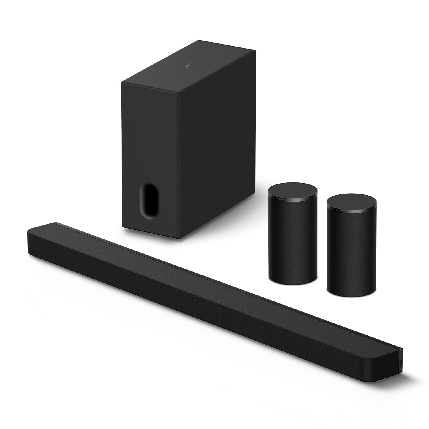 Sony BRAVIA Theater Bar 9 Sound Bar (HT-A9000) with Sub 8 Wireless Subwoofer (SA-SW8) and Rear 9 Wireless Rear Speakers (SA-RS9) Bundle