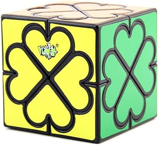 Yealvin Eight- Axis Skewb Cube Heart-Shaped Magic Cube Black Puzzle Cube Brain Teasers Smooth Magic Cubes Puzzles Collection