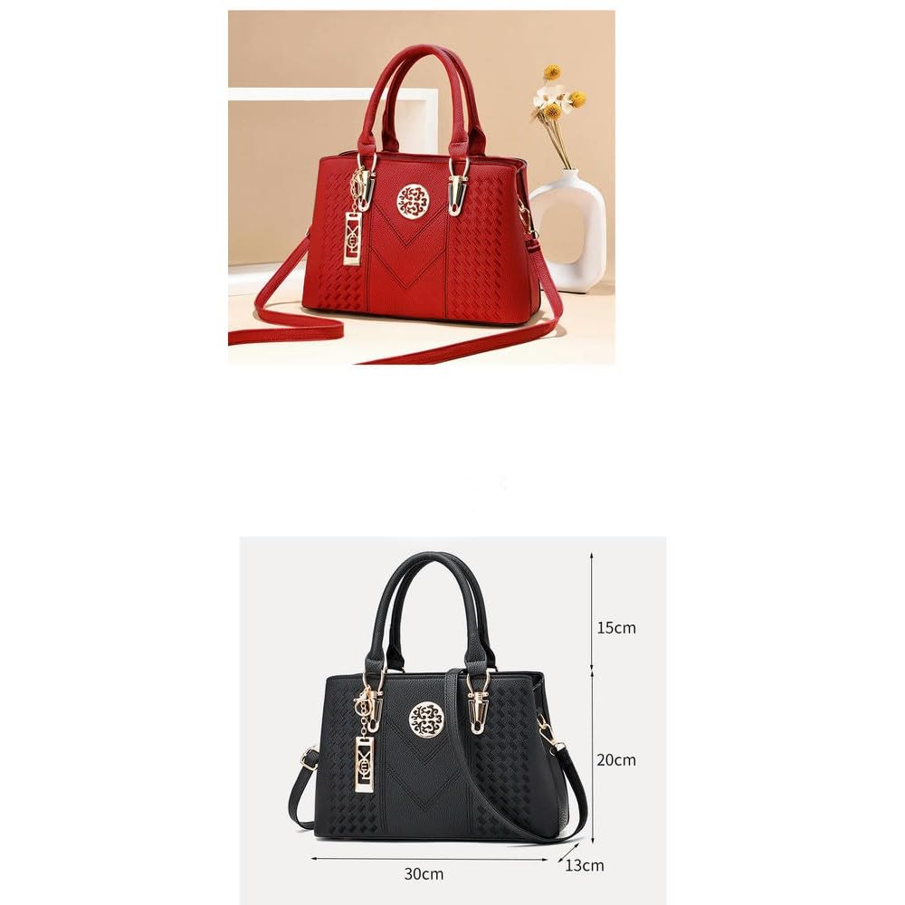 ZBDZSW Bolsos de Marca de diseñador Famosos Bolsos de Cuero para Mujer Bolsos de Mano de Lujo para Mujer Bolsos de Hombro de Moda Regalo Khaki