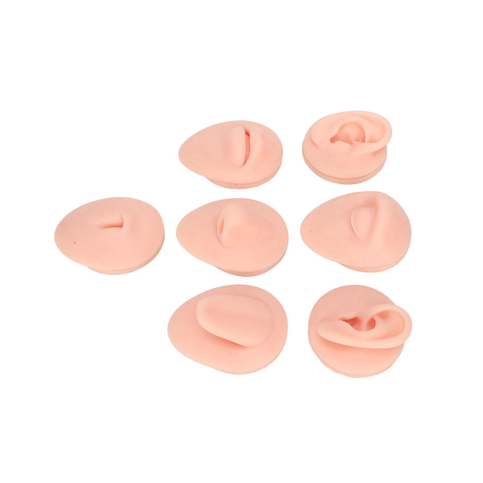 CALANDIS™ Silicone Body Piercing Model Display Human Skin Parts for Training Beginners Light Skin | Tattoos & Body Art | Tattoos & Body Art-image-18