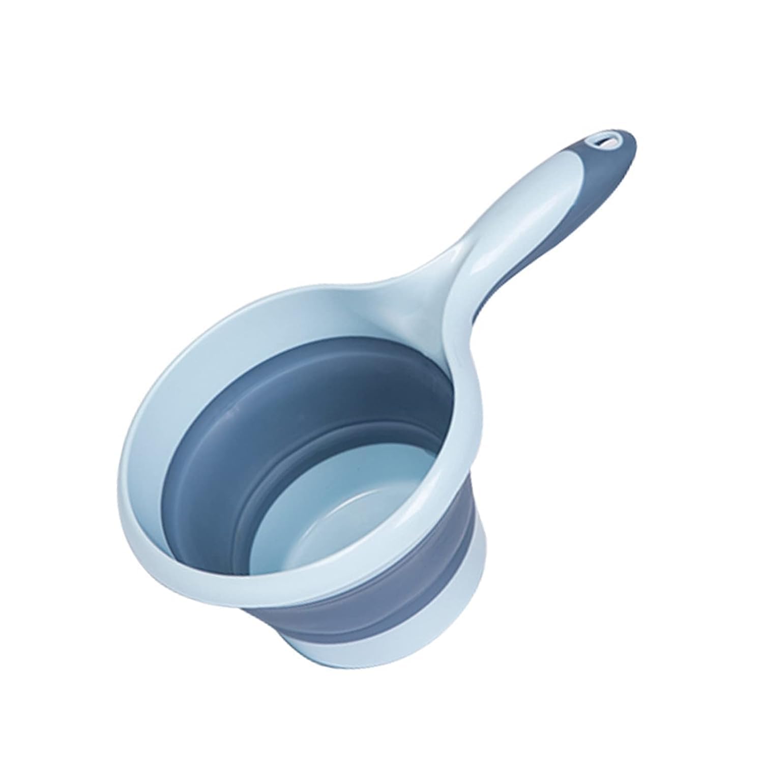 SIMESTICH Collapsible Plastic Water Ladle – Folding Scoop & Rinse Cup for Bathing, Cleaning & Camping | Portable Dipper