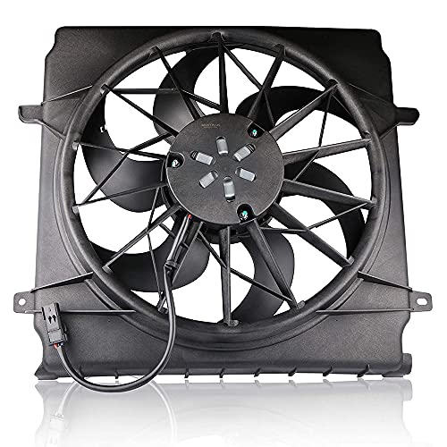 MOSTPLUS - 55037692AB - Radiator Cooling Fan Assembly with Motor - Compatible with 2004-2007 Jeep Liberty 2.4L 3.7L by MOSTPLUS - Image 2