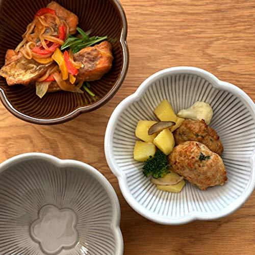studio m' フルロン 花形5寸丼 グレー　5個 Amazon | STUDIO M'(スタジオM'/スタジオエム) フルロン 花形5寸丼
