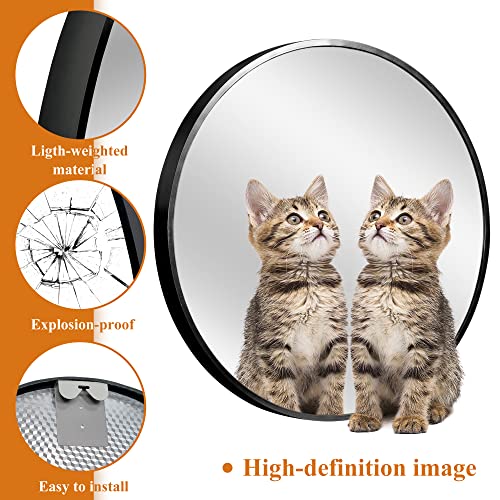 Neutype Round Mirror Circle Mirror Metal Framed Wall Mirror Large Vanity Hanging Decorative Mirrors For Bathroom, Bedroom, Living Room, Entryway (Black, 36" X 36") #TOP6