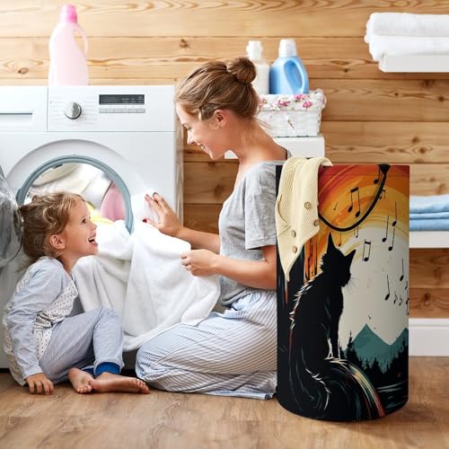Grand panier à linge autonome avec poignées de transport faciles - 8