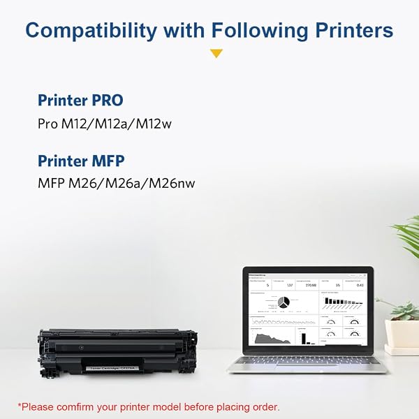 SMARTOMI CF279A 79A Compatibles con HP CF279 79A Cartucho Toner para LaserJet Pro M12 M12a M12w MFP M26 M26a M26nw Series 2 Negro - 2