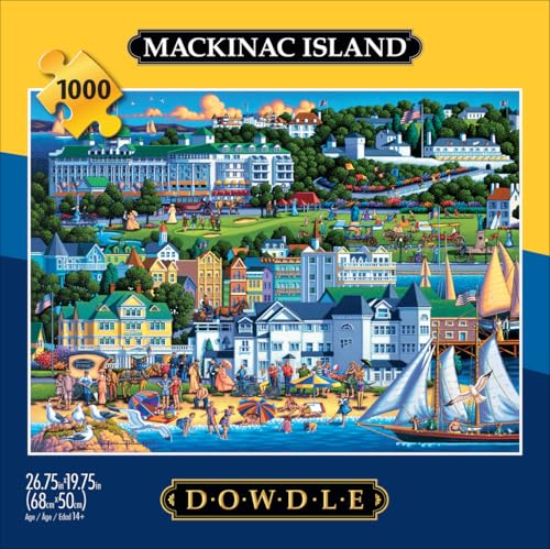 Buffalo Games Eric Dowdle Mackinac Island 1000 Piece Jigsaw Puzzle - 26.75 x 19.75 in, Multicolor - Includes Poster - Puzzles for Adults 1000 Pieces - Relaxing Activity by Buffalo Games - Image 2