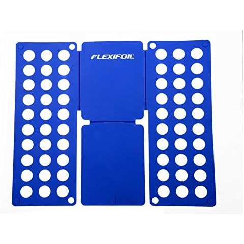 Flexifoil Clothes Folding Board, T Shirt Laundry Folder, Adult, Kids Miracle Flip Board Garment Organiser Tool for Bulk Sweaters, Shirts, Trousers, Skirts, Blouses Storage (Size 60cm) Cover