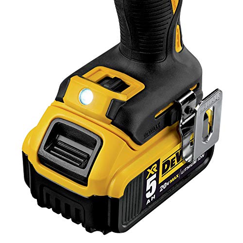 DEWALT 20V MAX XR Brushless Drill/Driver 3-Speed, Premium 5.0Ah Kit (DCD991P2)