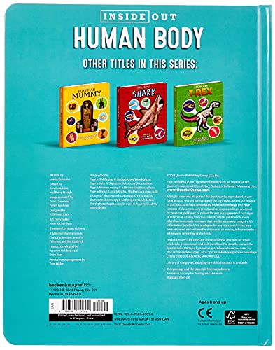 Becker&Mayer! Kids 9780760355312 Inside Out Human Body: Explore The World'S Most Amazing Machine-You! thumb #1