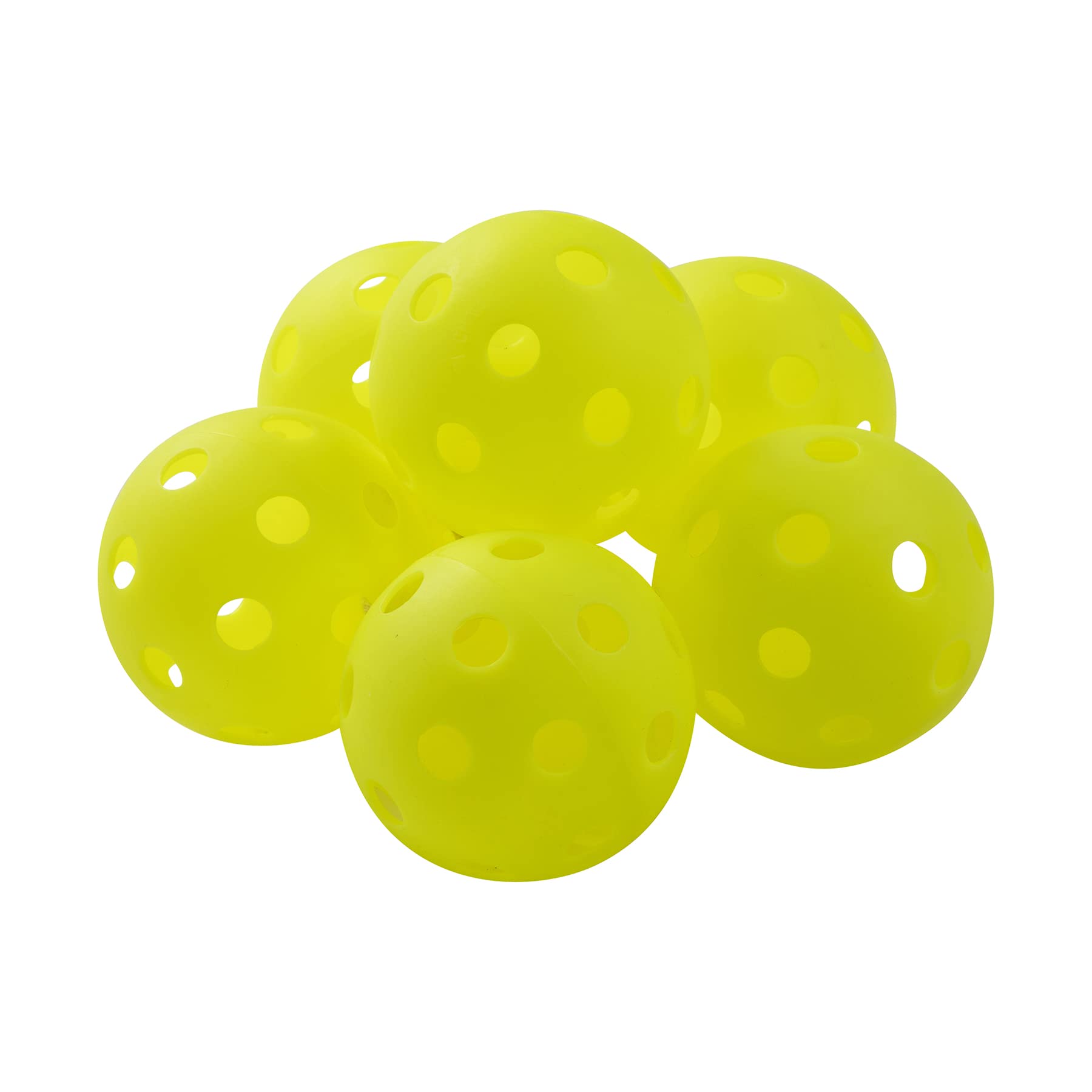 Champion Sports Pickleball-Bälle, offizielle Größe, Freizeit- und Turnier-Pickleball-Set für Outdoor- und Indoor-Courts, 6 Stück